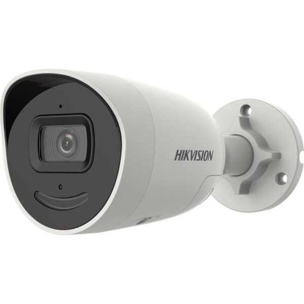 4 K AcuSense Strobe Light and Audible Warning Fixed Bullet Network Camera
